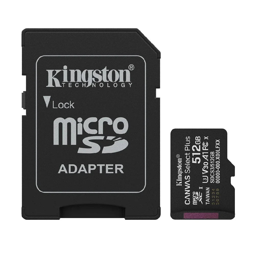 KINGSTON SDCS3/512GB CANVAS SELECT PLUS Memoria MicroSD 512GB