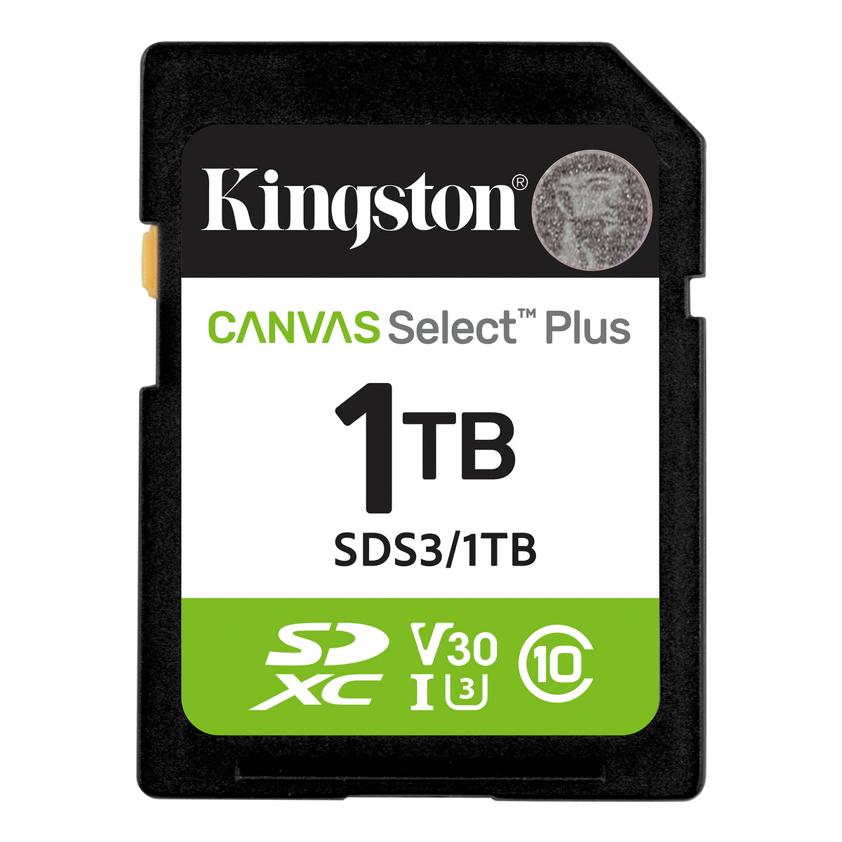 KINGSTON SDS3/1TB CANVAS SELECT PLUS Memoria MicroSD 1TB UHS-I