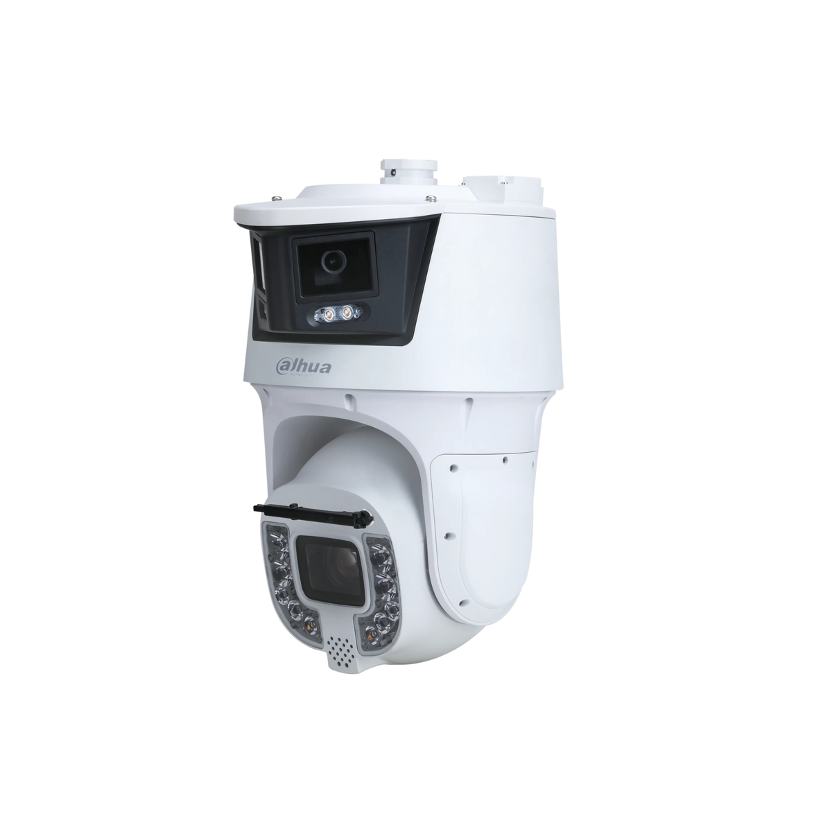 DAHUA DH-SDT8C842-8P-FA-APV-0280 CÁMARA DE SEGURIDAD IP PTZ DUAL LENTE 8MP + 2×4MP PANORÁMICA ZOOM ÓPTICO 42X IR300M