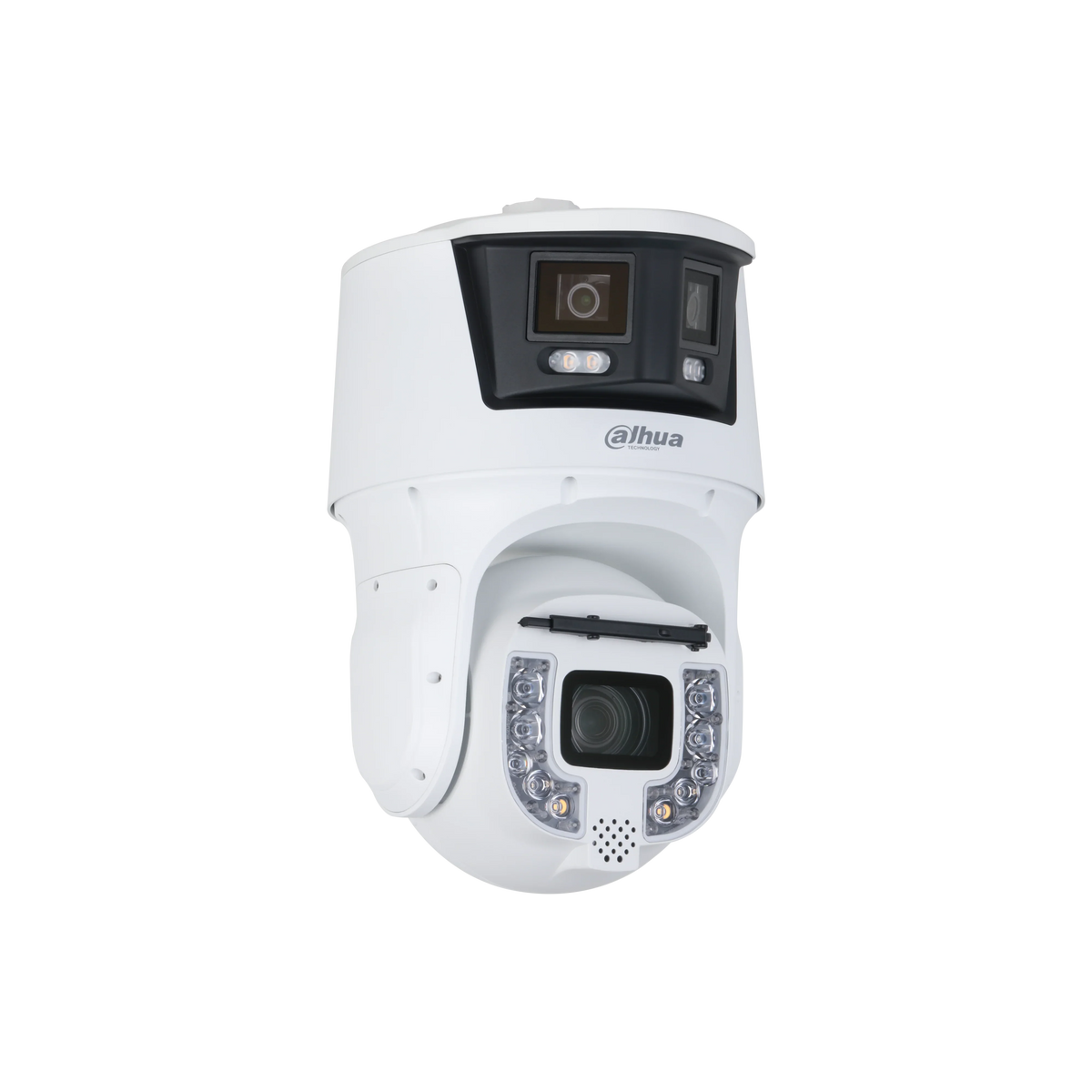 DAHUA DH-SDT8C842-8P-FA-APV-0280 CÁMARA DE SEGURIDAD IP PTZ DUAL LENTE 8MP + 2×4MP PANORÁMICA ZOOM ÓPTICO 42X IR300M