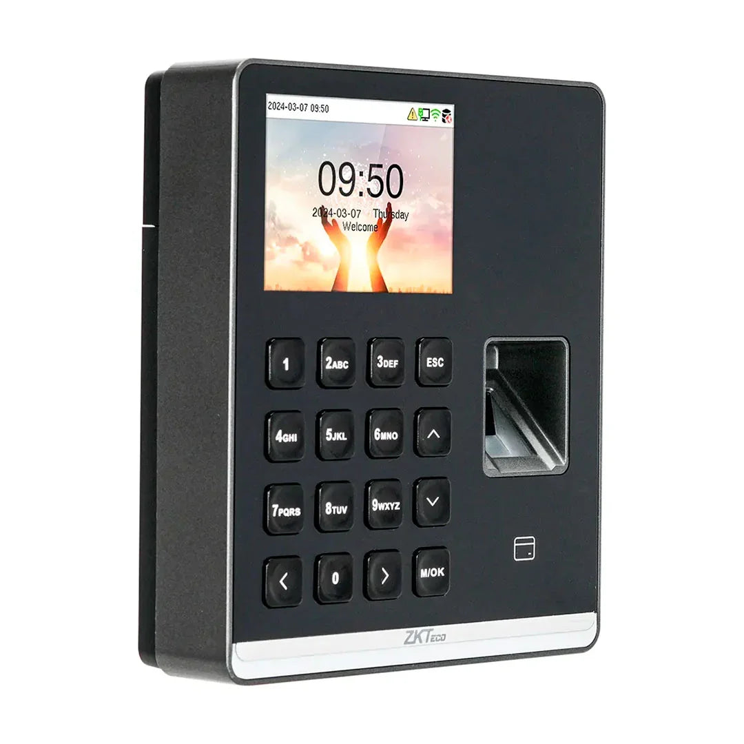 ZKTECO SENSEFP M1 Control de Asistencia Negro Con Lector de Huella y Tarjeta
