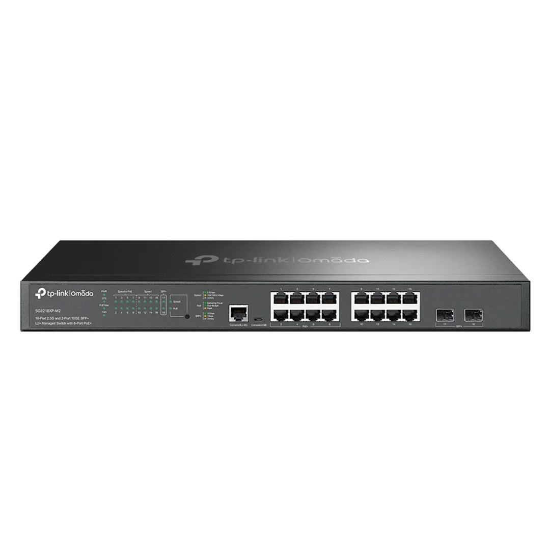 TP-LINK SG3218XP-M2 Switch Omada PoE 8 Puertos, 16P 2.5G y 2SFP 10G
