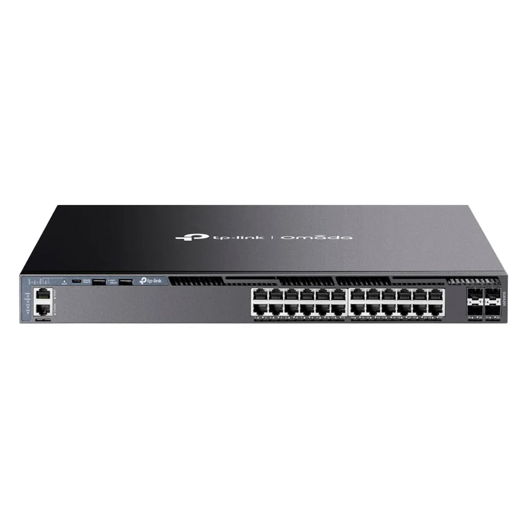 TP-LINK SG6428X Switch Omada 24 Puertos 4SFP+ 10GB Stackeable L3