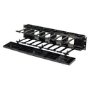 LEGRAND SHMC2RU Horizontal cable gland, single side, 2 rack units, black