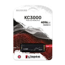 KINGSTON SKC3000D/4096G SOLID DISK KC3000 4096GB M.2 2280 PCIe Gen 4.0 NVMe