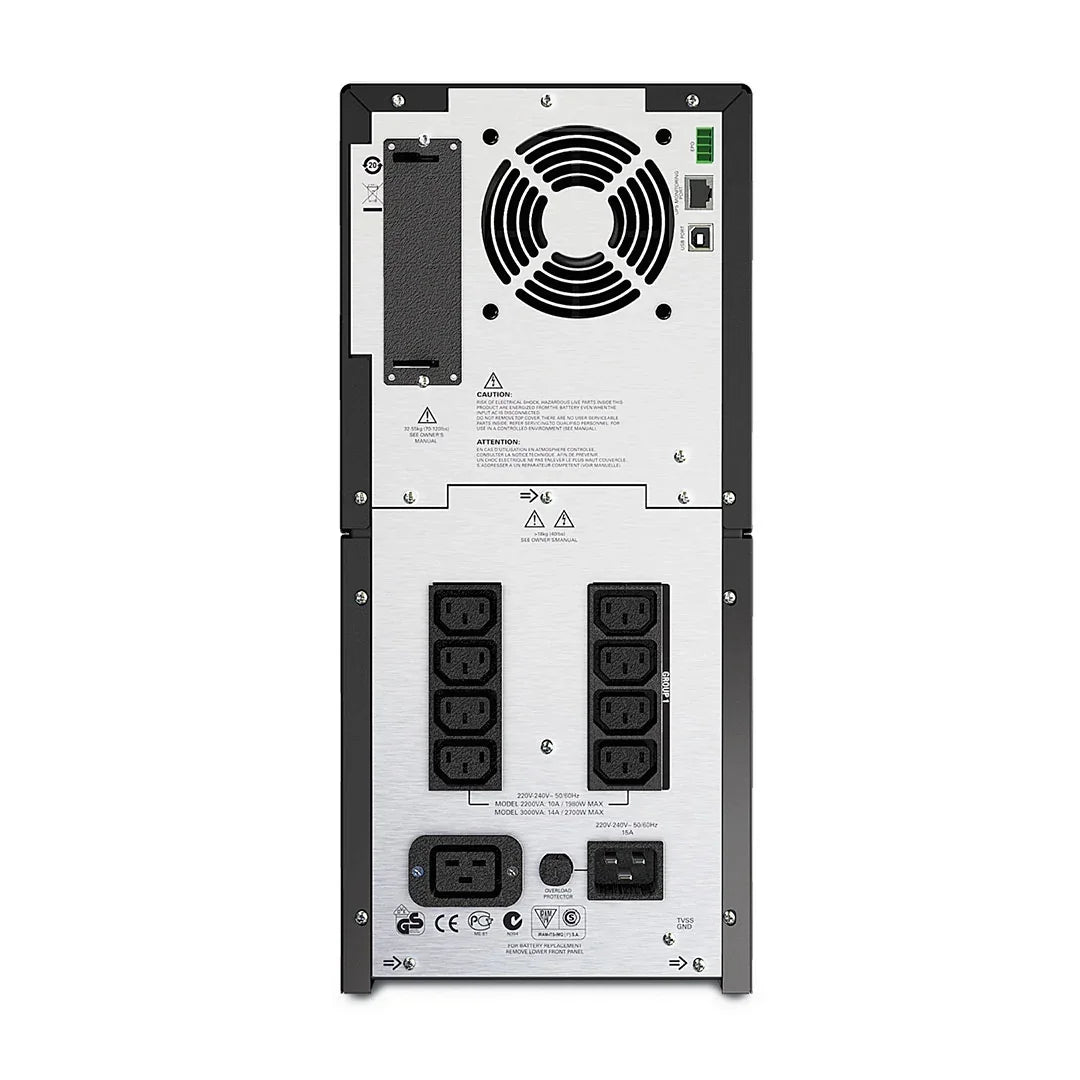 APC SMT2200I UPS online 2.2kva 1.98w torre AVR 8 tomas pantalla LCD