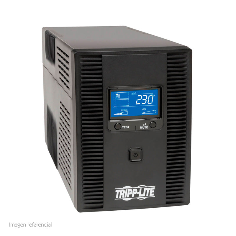 TRIPP-LITE SMX1500LCDT TL UPS Interactivo 1500VA 900W 220V 8 tomas C13 Pantalla LCD protección RJ-1