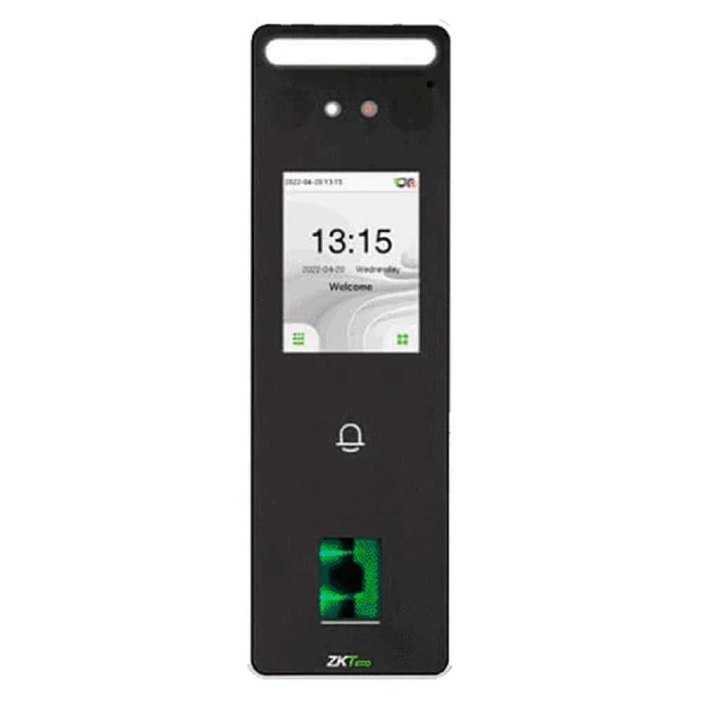 ZKTECO SPEEDFACE-V3L Control de Acceso y Asistencia con Lector de Huella, Rostro, Tarjeta y PIN