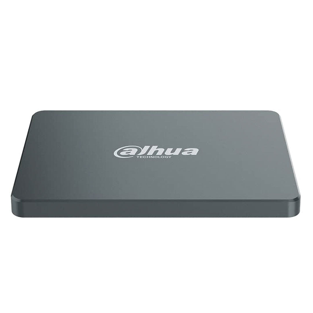 Unidad SSD Dahua 2.5 pulgadas, color negro, vista frontal sobre fondo blanco