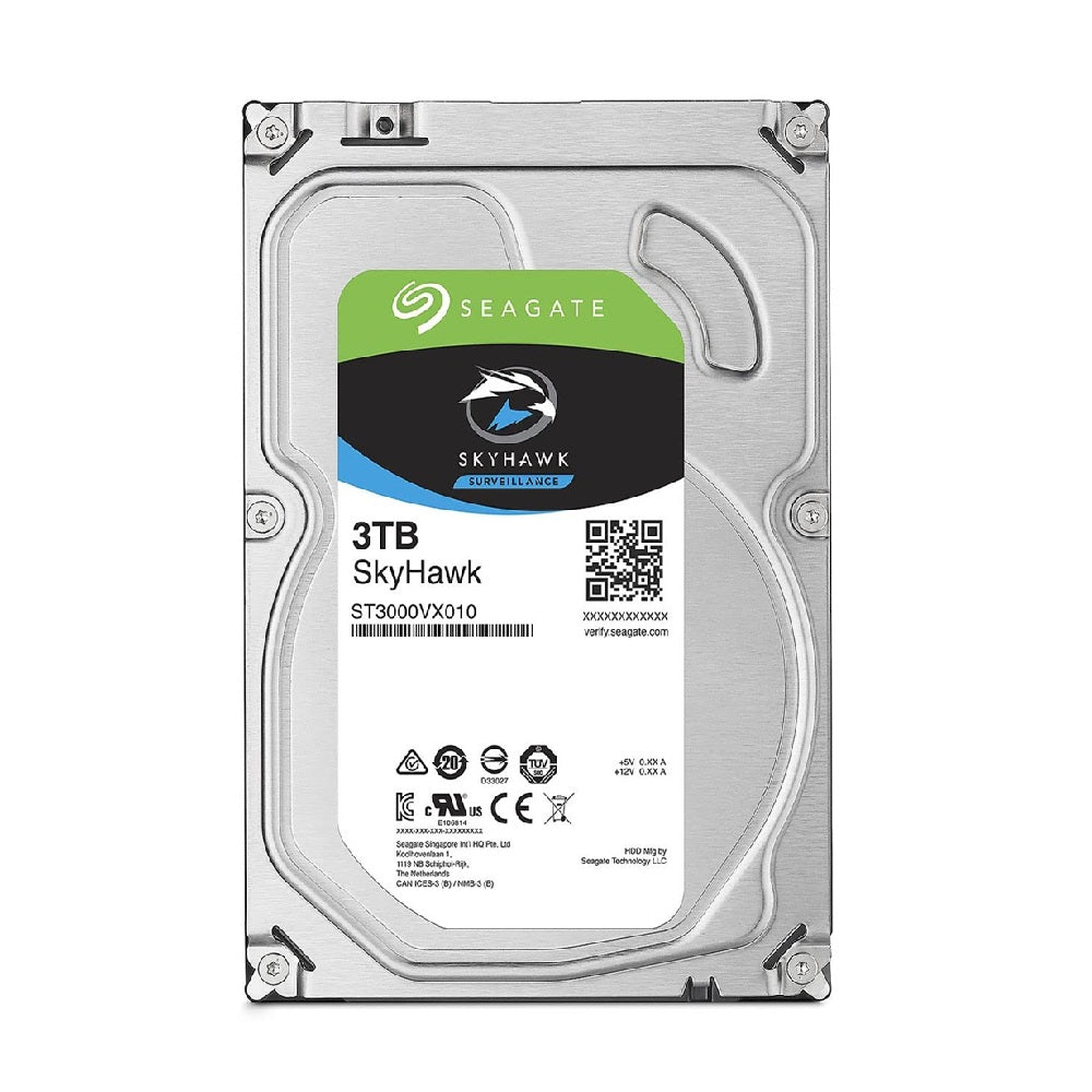 SEAGATE ST3000VX009 SKYHAWK Disco Duro 3TB 3.5" para Videovigilancia