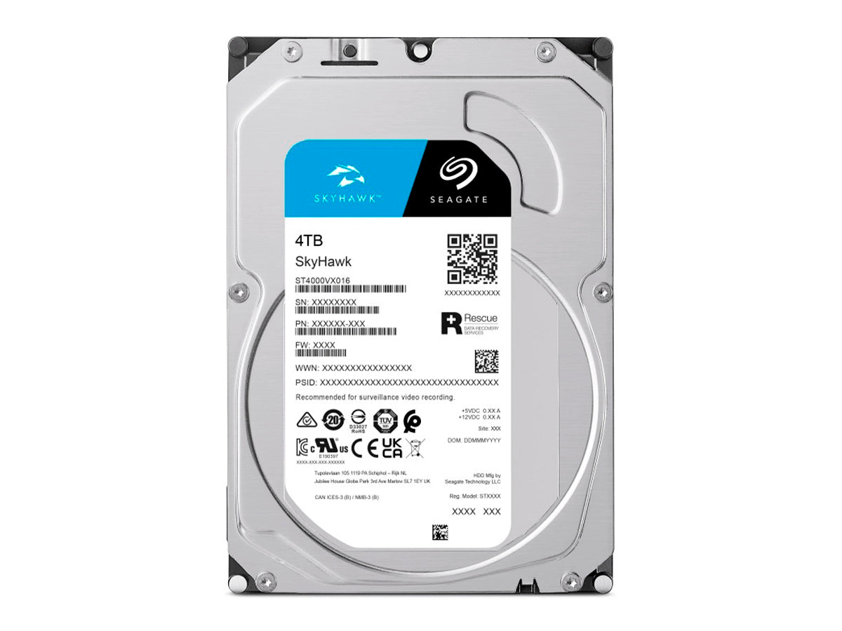SEAGATE ST4000VX015 Disco Duro 4Tb SKYHAWK Sata 3.5" 5400RPM 256Mb Para CCTV