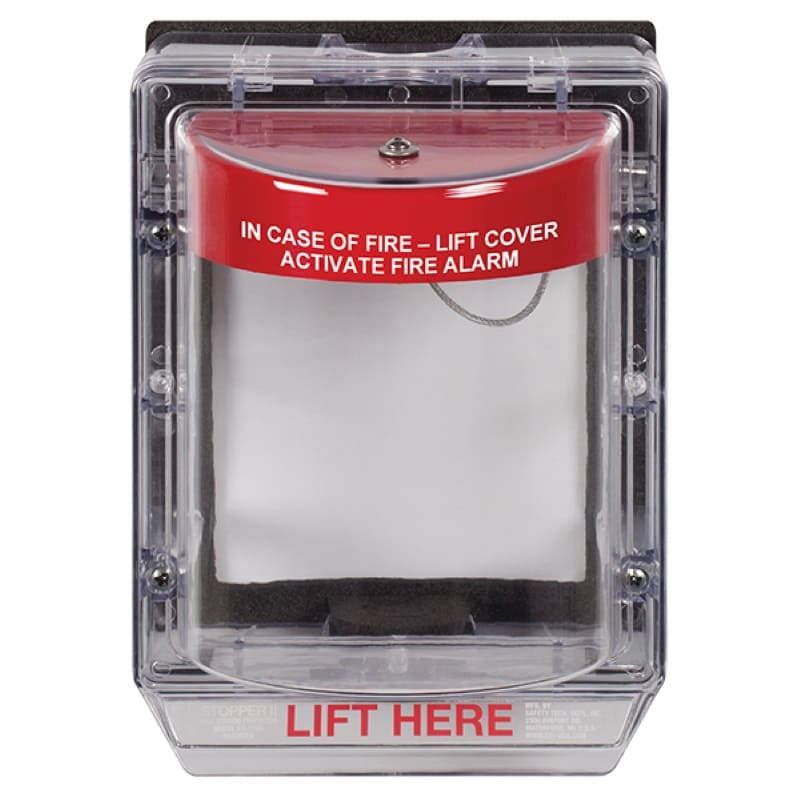 STI-1150 Stopper cubierta protectora para estación manual con alarma