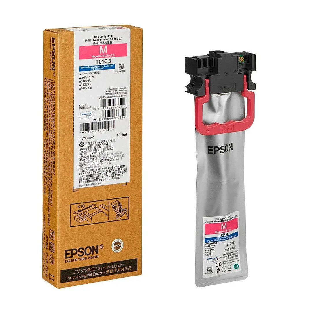 EPSON T01C300 Tinta Magenta WorkForce Pro WF-C529R / C579R, 5000 páginas