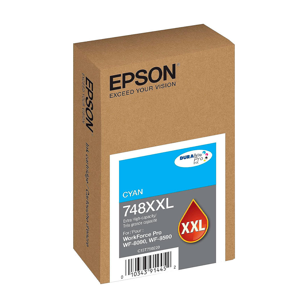 EPSON T748XXL220-AL Cartucho de Tinta Cyan DuraBrite Pro