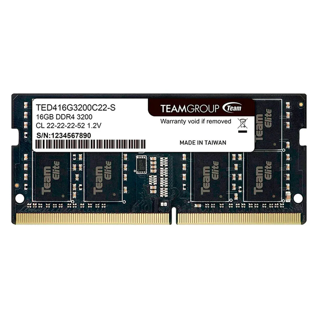 TEAMGROUP ELITE Memoria RAM SODIMM 16GB DDR4 3200MHz CL22