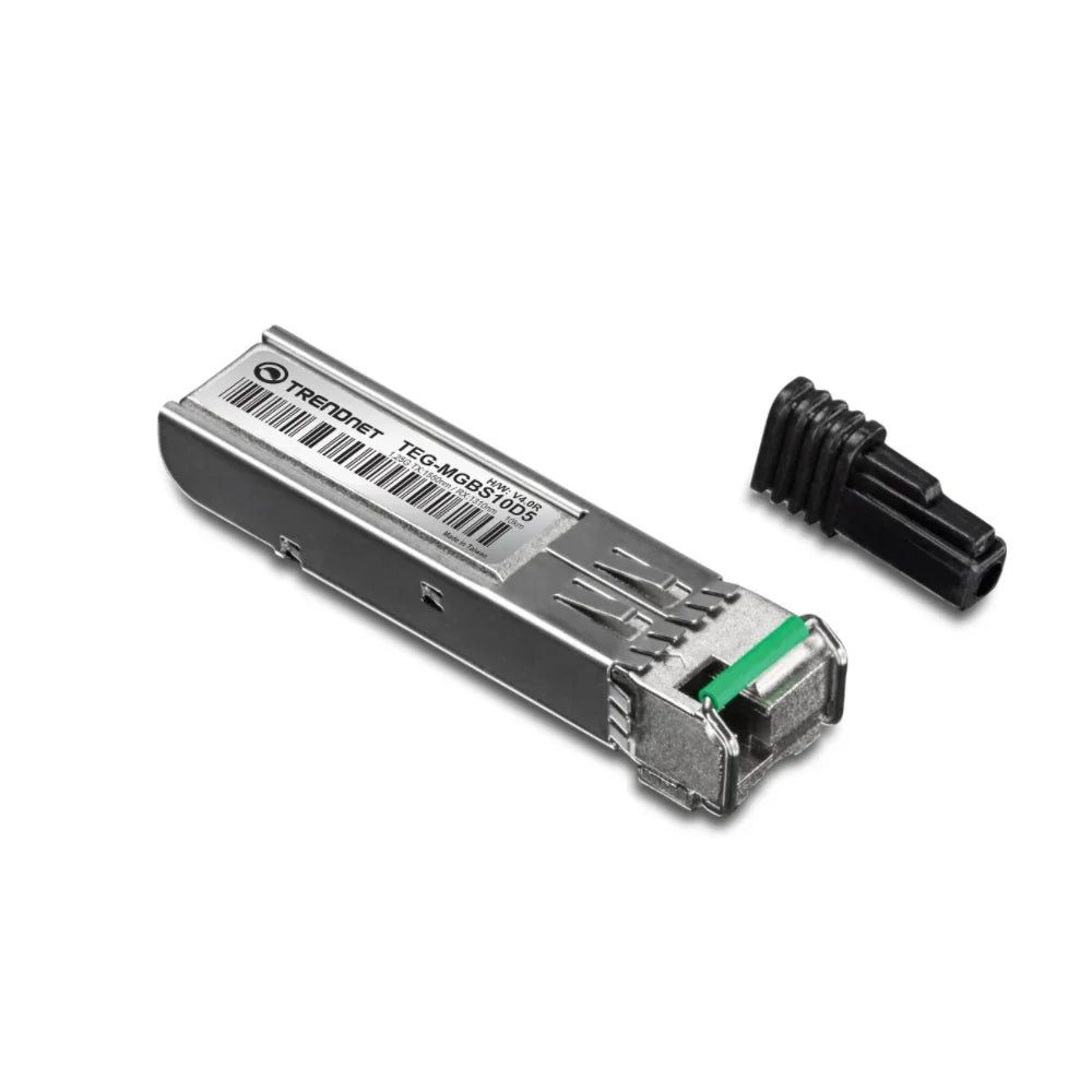 TRENDNET TEG-MGBS10D5 - Módulo LC monomodo de longitud de onda dual Mini-GBIC 1550 10 KM