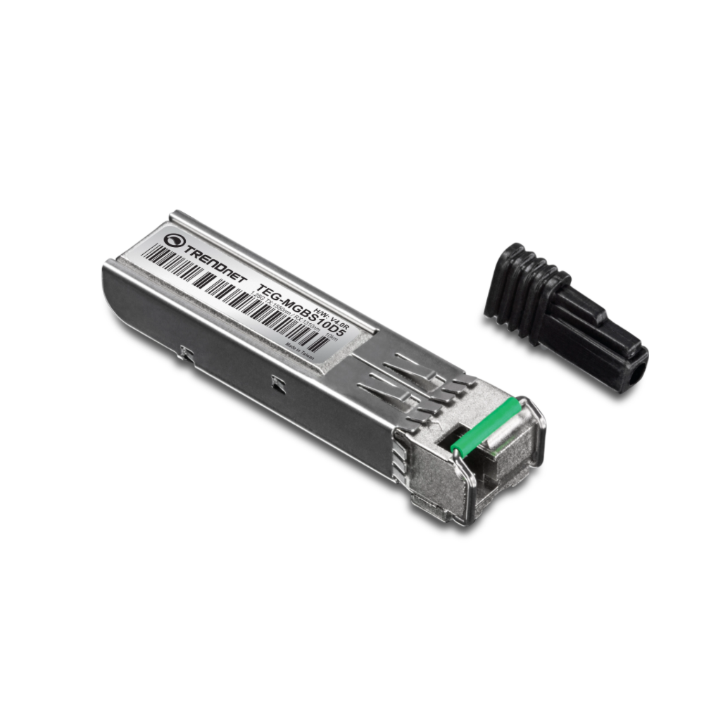 TRENDNET TEG-MGBS10D5 - Módulo LC monomodo de longitud de onda dual Mini-GBIC 1550 10 KM