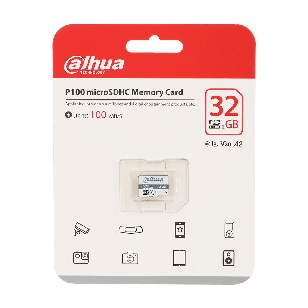 DAHUA TF-P100/32GB Tarjeta de Memoria MicroSD 32GB P100