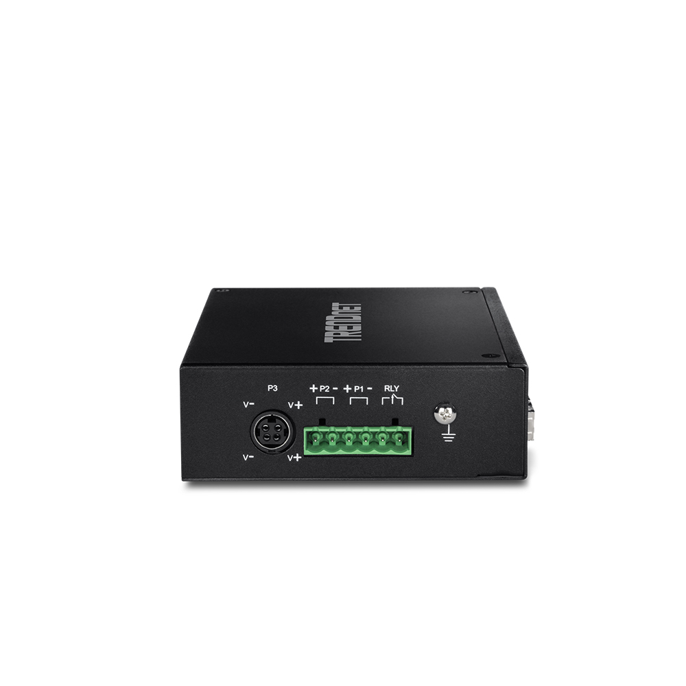 TRENDNET TI-PG62 Switch industrial Gigabit 5 puertos Gigabit PoE+ y 2 SFP