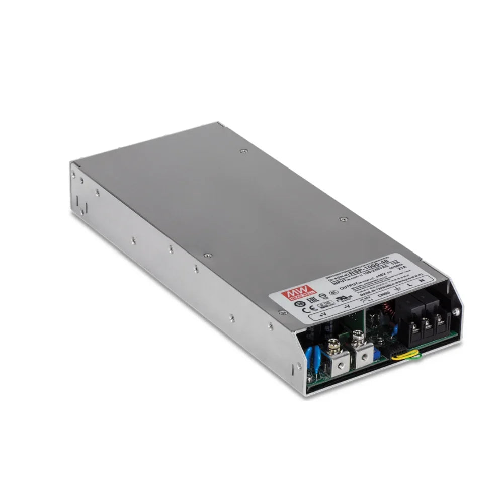 TRENDNET TI-RSP100048 - Fuente de alimentación industrial de 1000 W 48 V CC 21 A CA a CC con función PFC