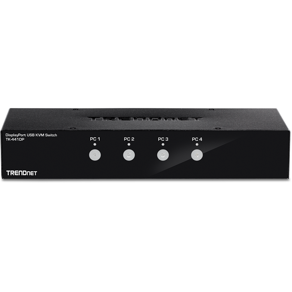 TRENDNET TK-441DP - Conmutador KVM DisplayPort de 4 puertos