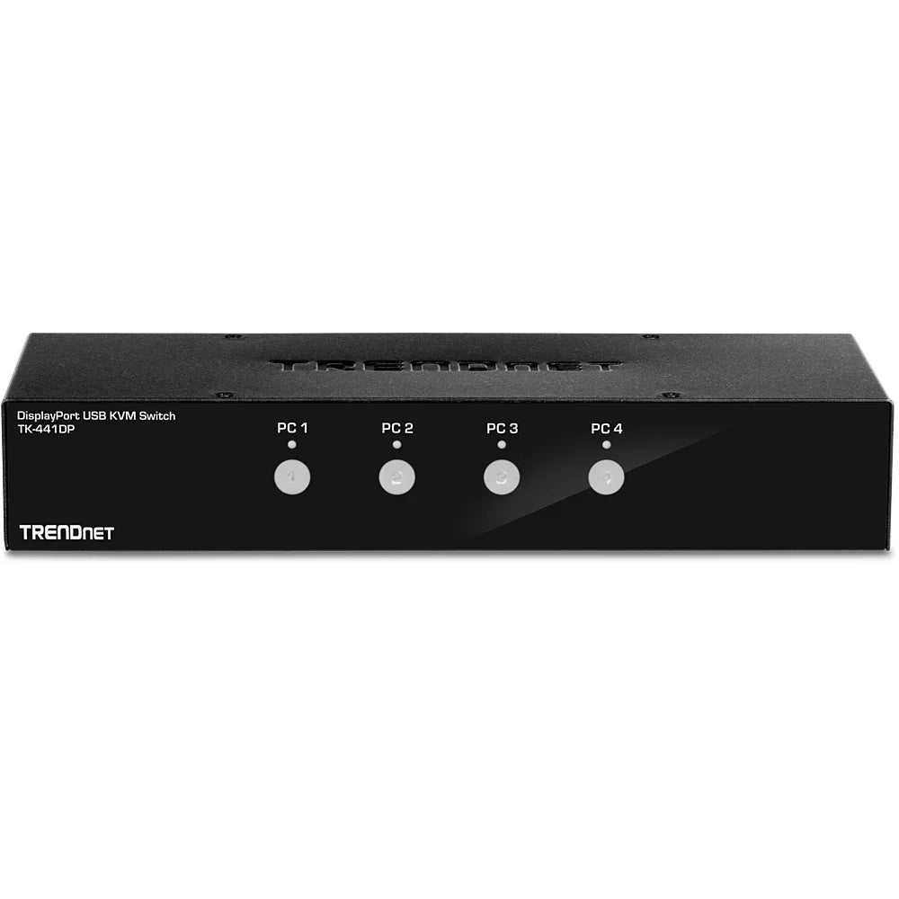 TRENDNET TK-441DP - Conmutador KVM DisplayPort de 4 puertos