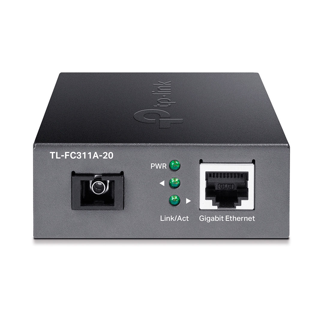 TP-LINK FC311A-20 Media Converter Monomodo Omada Gigabit SC 20Km