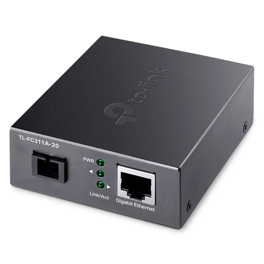 TP-LINK FC311A-20 Media Converter Monomodo Omada Gigabit SC 20Km