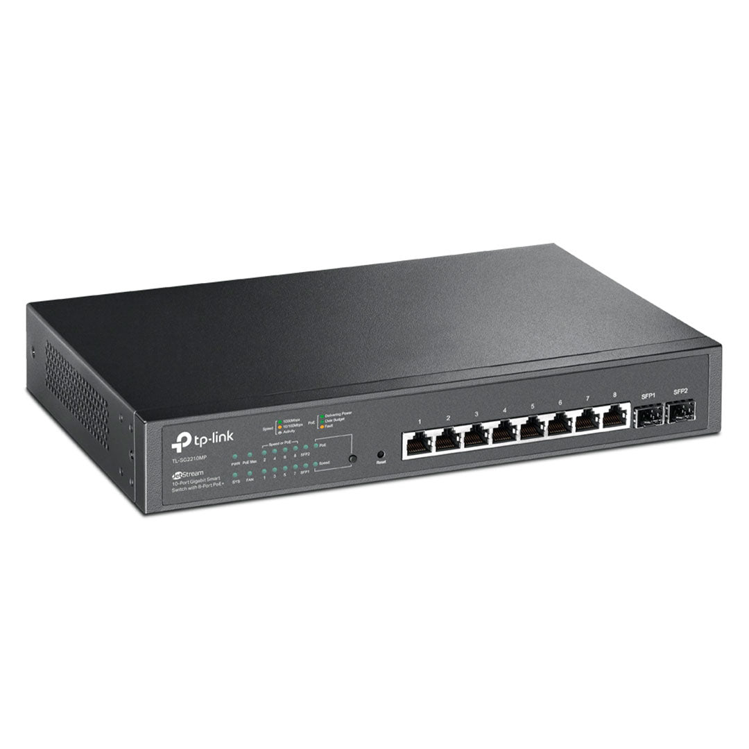 TP-LINK SG2210MP Switch Smart Omada 10 Puertos Gigabit con 8P PoE