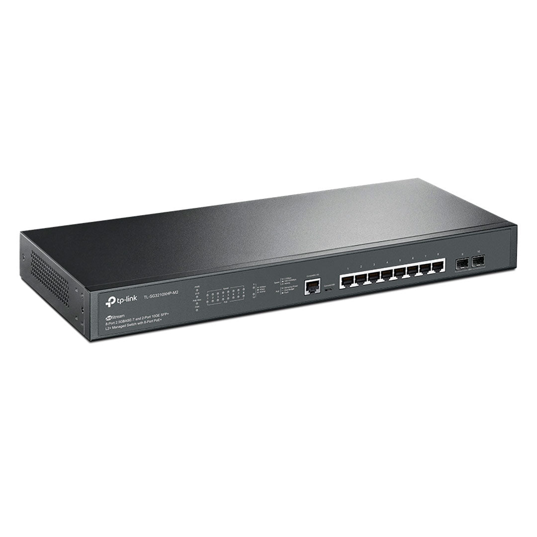 TP-LINK SG3210XHP-M2 Switch Omada PoE 8 Puertos 2.5Gb y 2SFP+ 10GE L2