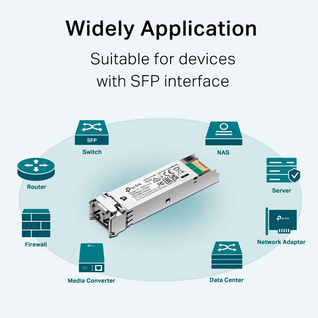 TP-LINK SM311LS Transceiver MiniGBIC LC Gigabit Monomodo 20Km