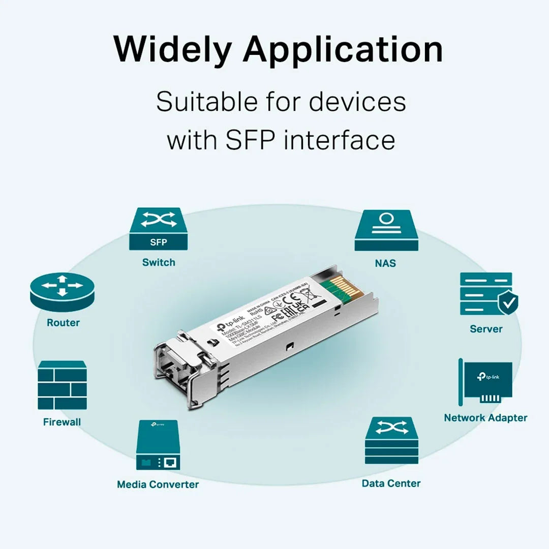 TP-LINK SM311LS Transceiver MiniGBIC LC Gigabit Monomodo 20Km
