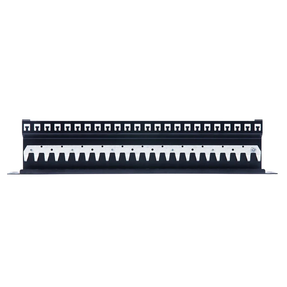 SIEMON TM-PNLZ-24-01 Patch Panel, Tera Modular, 24 Puertos Blindado, 1-RU (Para Jacks Cat6A y Cat 7A)