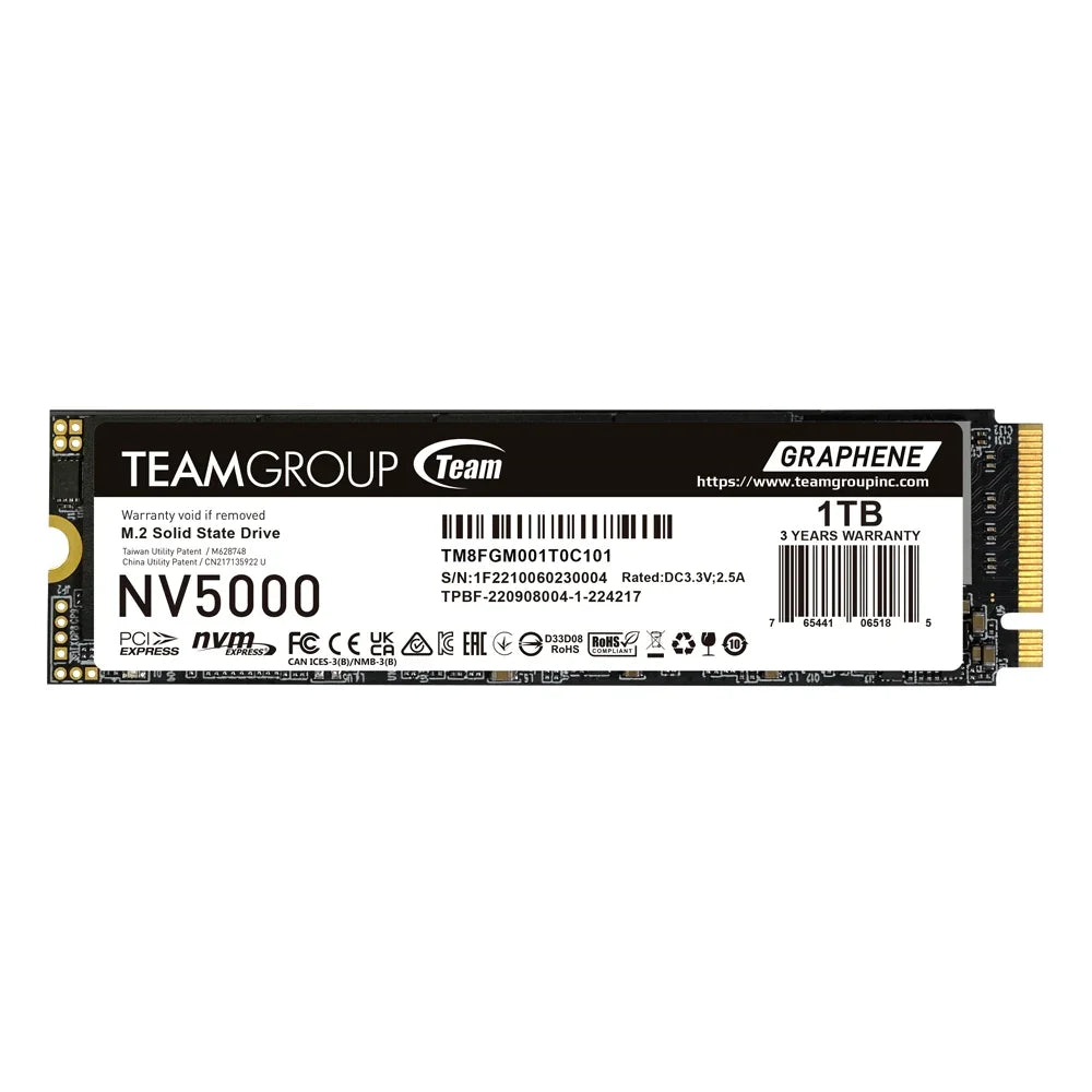 TEAMGROUP TM8FGM002T0C101 SSD Disco Sólido 2TB NVMe M.2 PCIe
