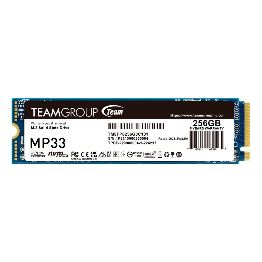 TEAMGROUP TG MP33 SSD Disco Sólido 256GB NVMe M.2