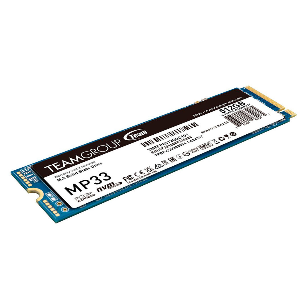 TEAMGROUP TG MP33 SSD Disco Sólido 512GB NVMe M.2