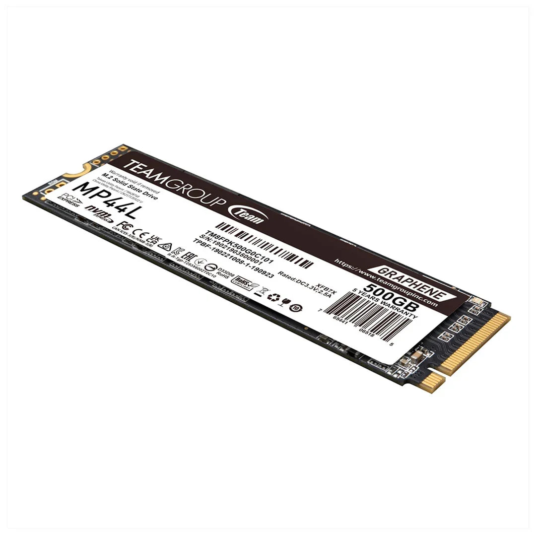 TEAMGROUP MP44L Unidad de Estado Sólido SSD 500GB M.2 NVMe