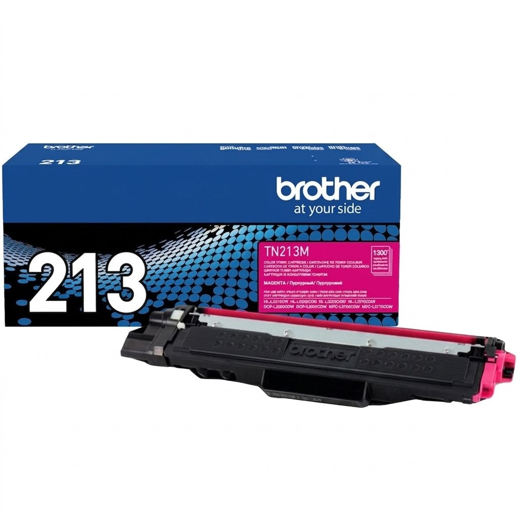 BROTHER TN213M Toner Color Magenta con Rendimiento de 1300 Paginas