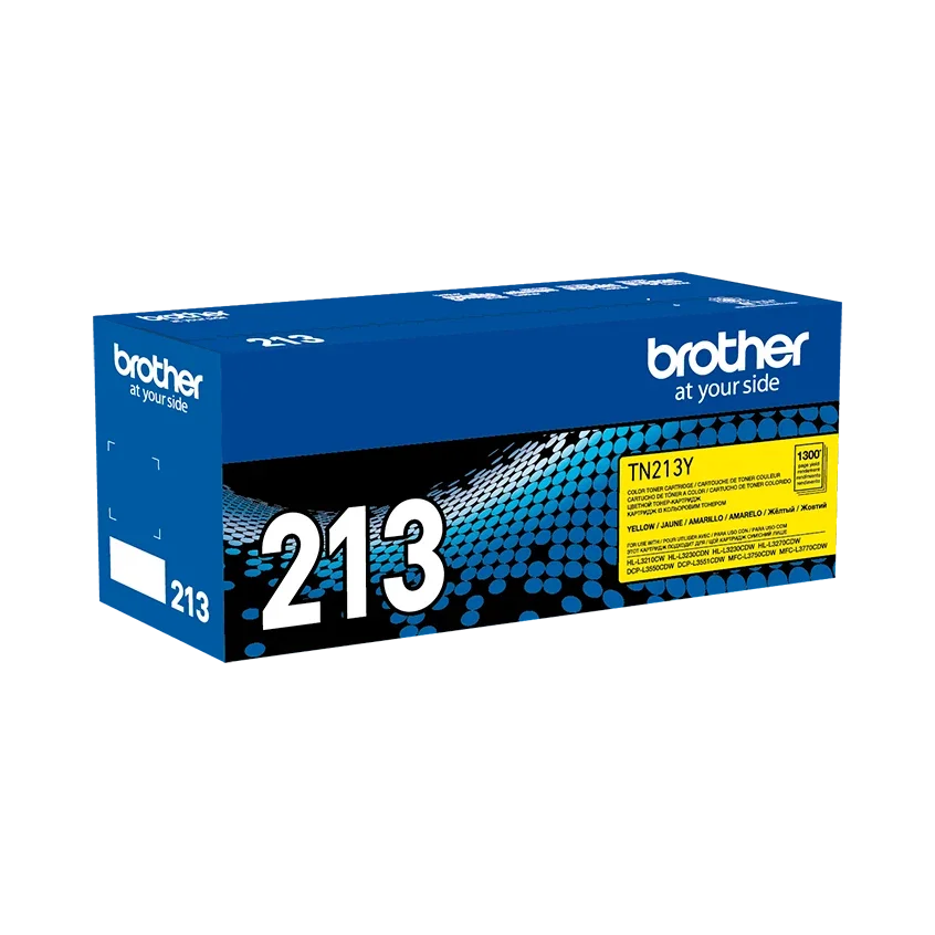 BROTHER TN213Y Toner Color Amarillo con Rendimiento de 1300 Paginas