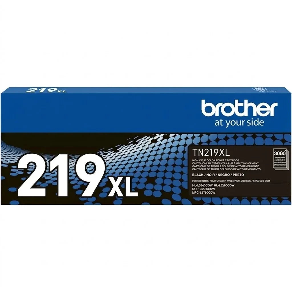 BROTHER TN219XLBK Toner Color Negro Rendimiento de 3000 Paginas Para L3560 L3760 L3280