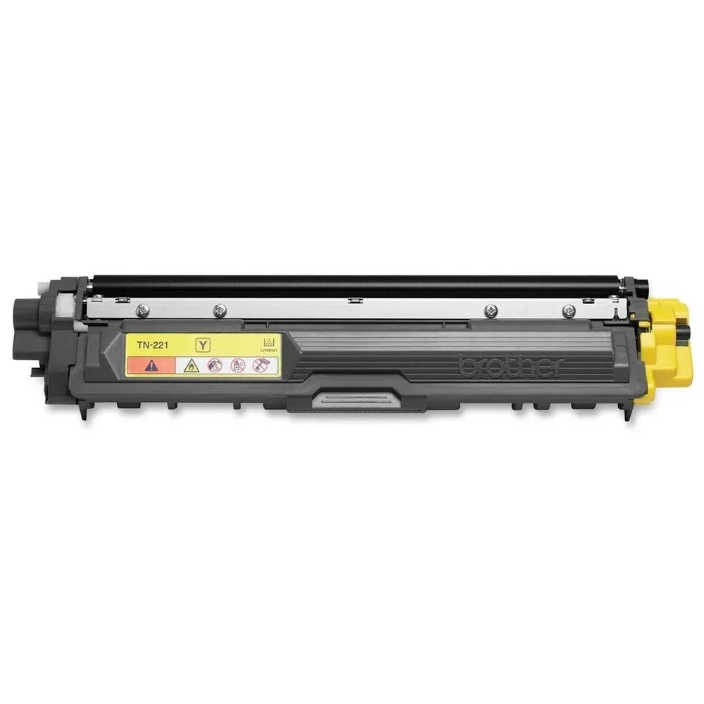 BROTHER TN221Y Toner Color Amarillo con Rendimiento de 1400 Paginas