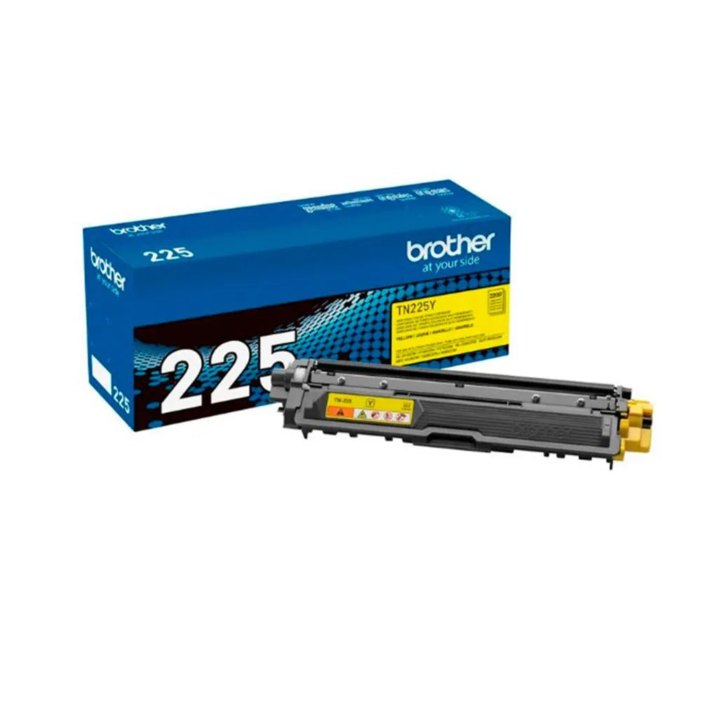 BROTHER TN225Y Toner Color Amarillo con Rendimiento de 2200 Paginas