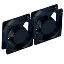 TOTEN SA.3302.0201, Kit de 2 ventiladores para armário de parede