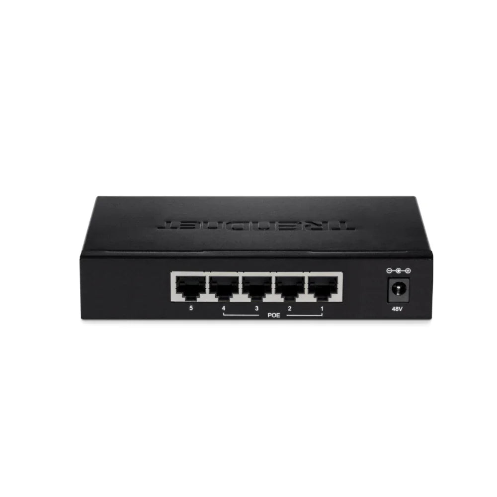 TRENDNET TPE-TG50ES - Conmutador EdgeSmart PoE de 5 puertos Gigabit 31 W