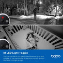 TP-LINK TAPO C120 Cámara de seguridad WIFI 4MP Focos duales