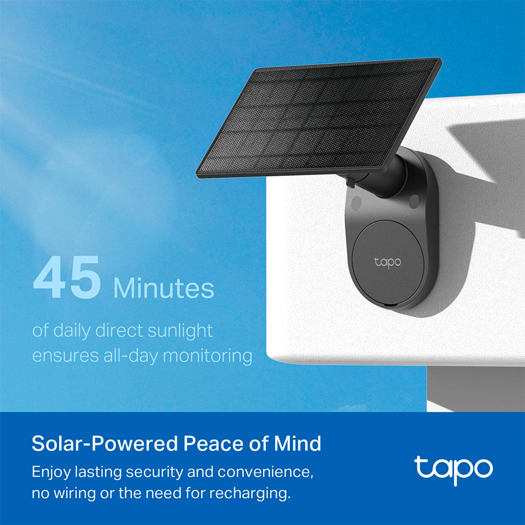 TP-LINK Tapo C403 KIT Cámara de Seguridad, 2MP y Panel Solar