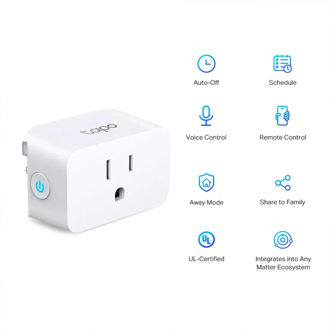 TP-LINK Tapo P125M Mini Enchufe Inteligente WiFi Alexa
