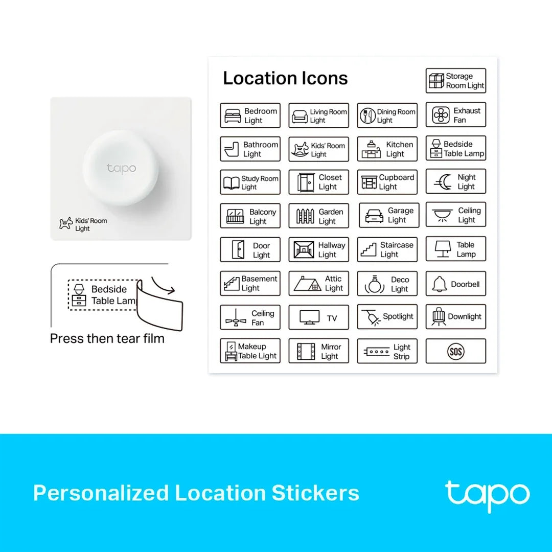 TP-LINK Tapo S200D Interruptor de Atenuación Remoto Smart