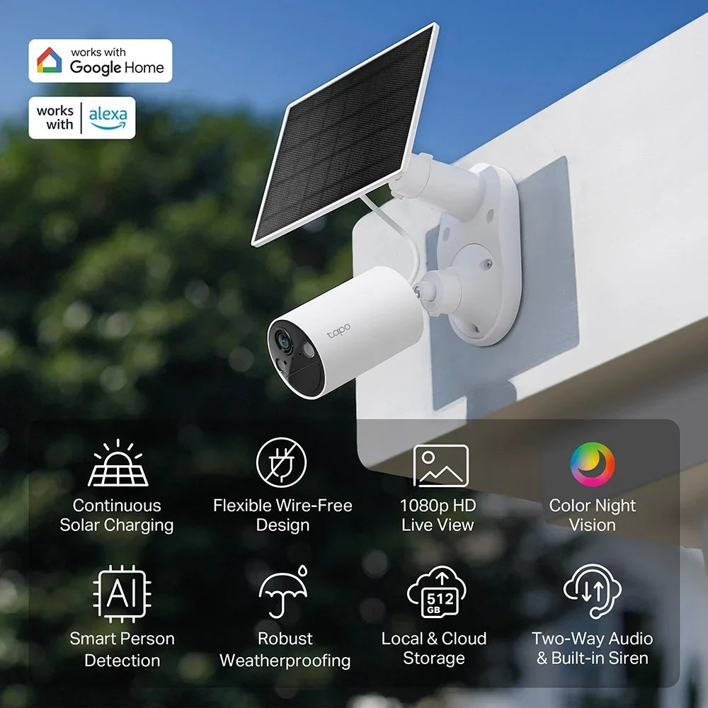 TP-LINK Tapo C402 KIT cámara de seguridad, con energía solar