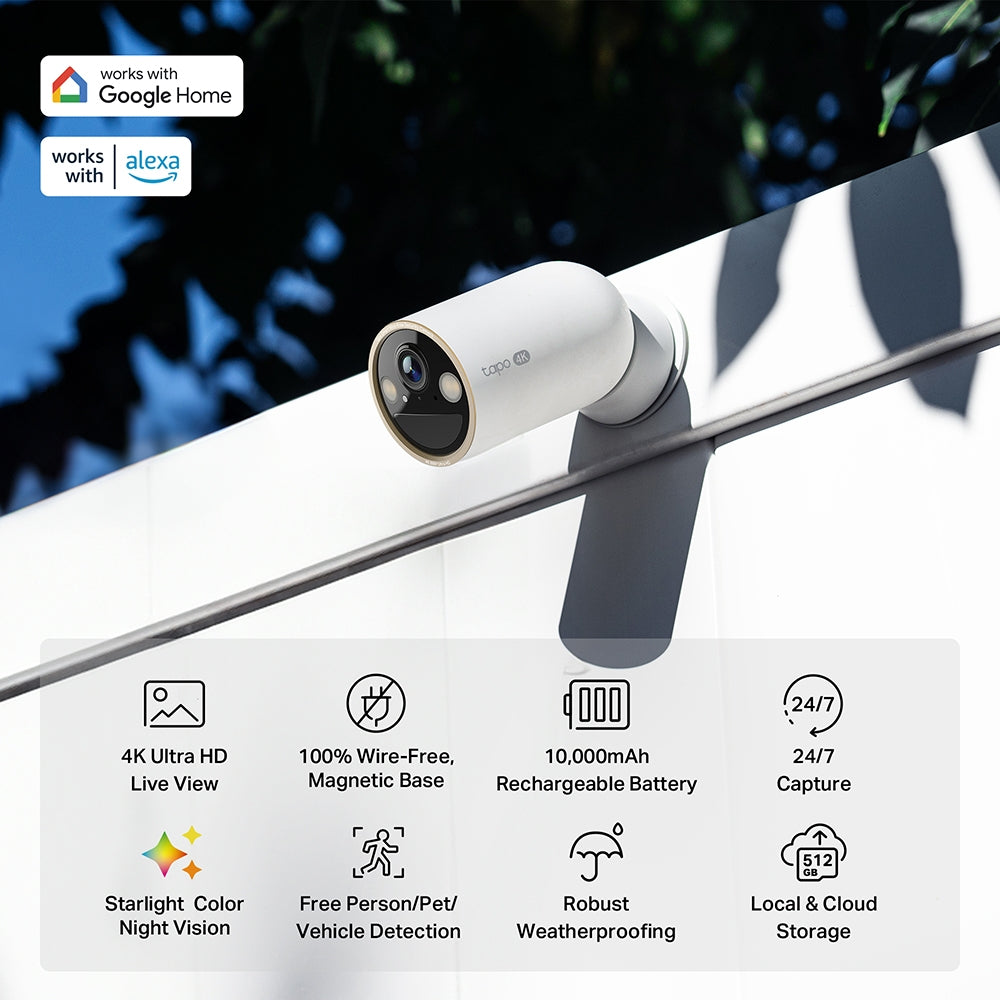 TP-LINK Tapo C460 Cámara de seguridad 4K 8MP (3840 × 2160 px)